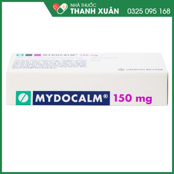 Mydocalm 150mg điều trị co cứng cơ